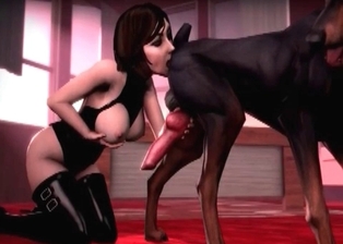 Rimjob for my lovely black doggy